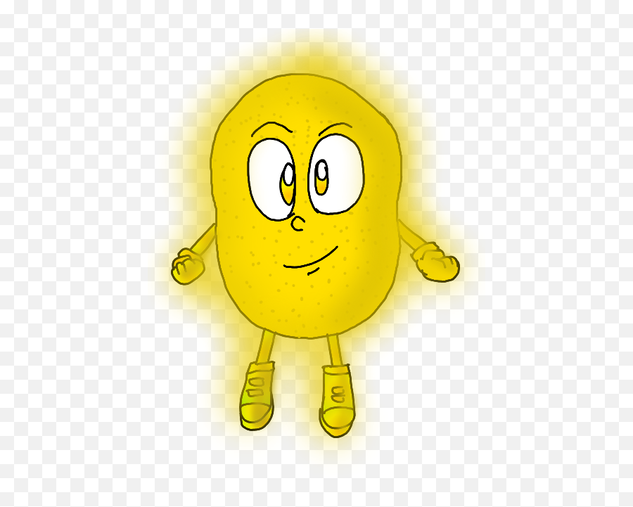 Golden Potato - Happy Emoji,Potato Emoticon\