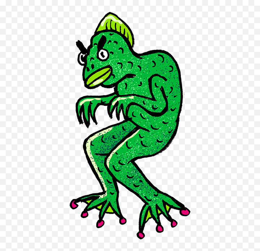 The Lizard Man Of Scape Ore Swamp U2014 Ok Whatever - Dot Emoji,Funny Lizard Eating Buh Emoticon
