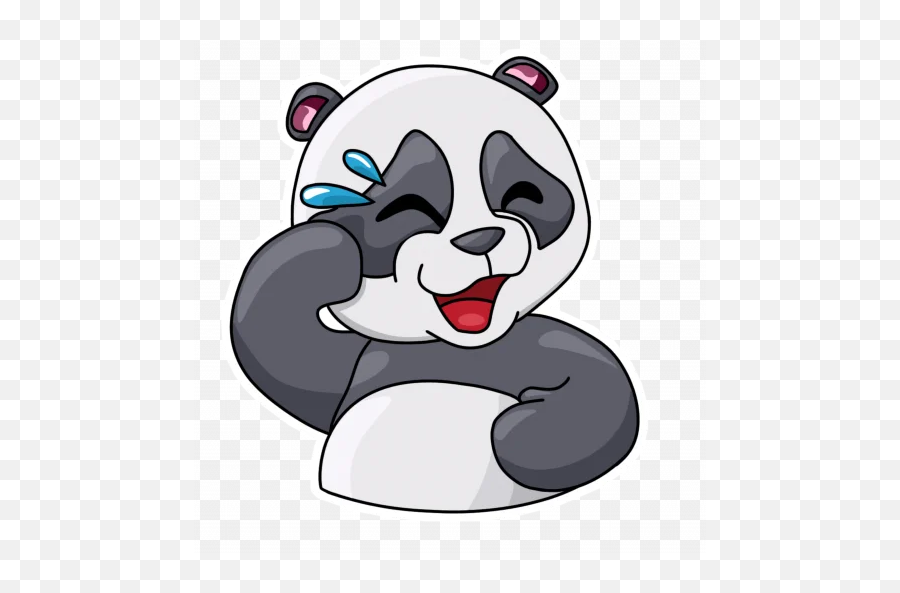 Telegram Sticker 6 From Collection Little Panda Emoji,Panda Dab Emoji