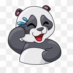 Telegram Sticker 6 From Collection Little Panda Emoji,Panda Dab Emoji