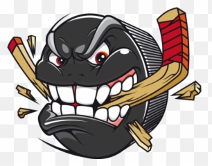 Traffic Thats Faster Than A Slap Shot - Cartoon Angry Hockey Puck Emoji,Hockey Mask Emoji