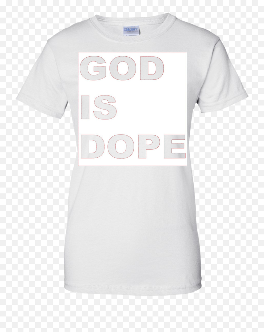 God Is Dope Tee U2013 Shirt Design Online - Short Sleeve Emoji,Dope Emoji