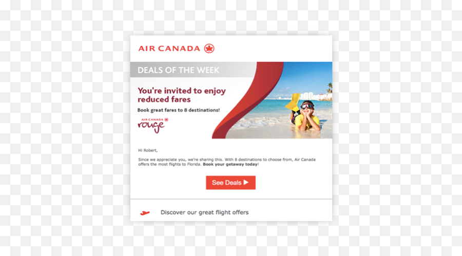 Air Canada Marketing Soars With Emotion - Persado Air Canada Email Mkt Emoji,Emotion Text Messages