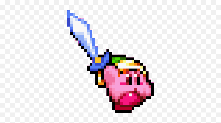 Top Swords Stickers For Android Ios - Kirby Pixel Gif Emoji,Two Swords Emoji