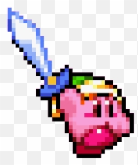 Top Swords Stickers For Android Ios - Kirby Pixel Gif Emoji,Two Swords Emoji