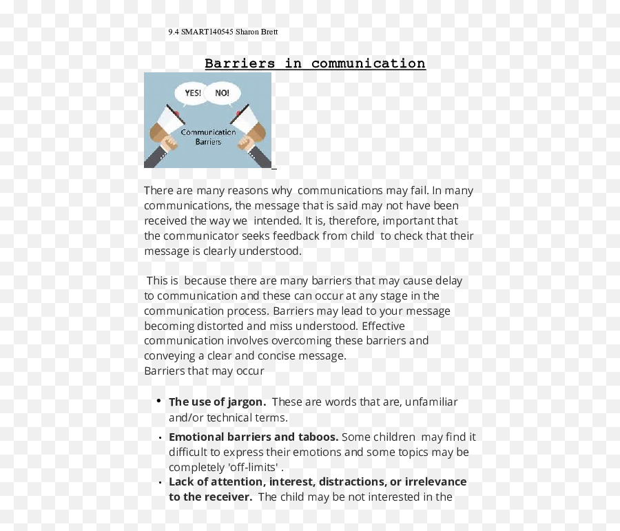 Communication Barriers Sharon Brett - Academiaedu Emoji,When Emotion Is Left Entirely Out Of The Reasoning Picture