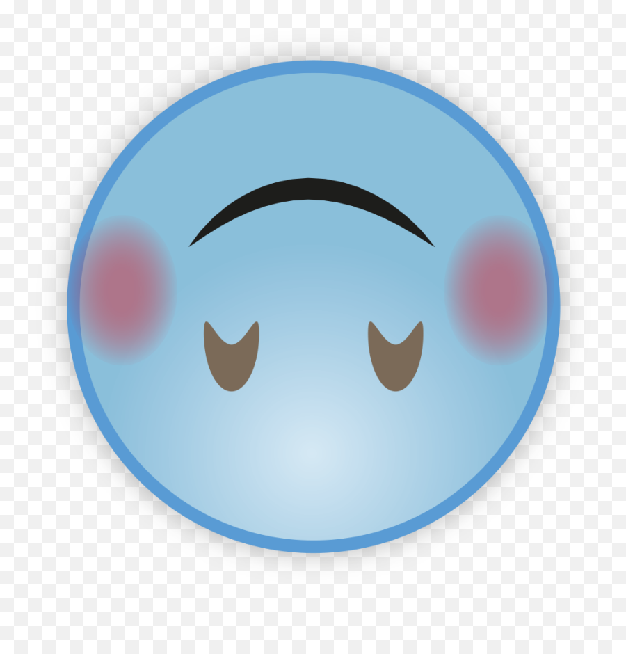 Cute Sky Blue Emoji Png Pic Png Mart,Nice Emojis