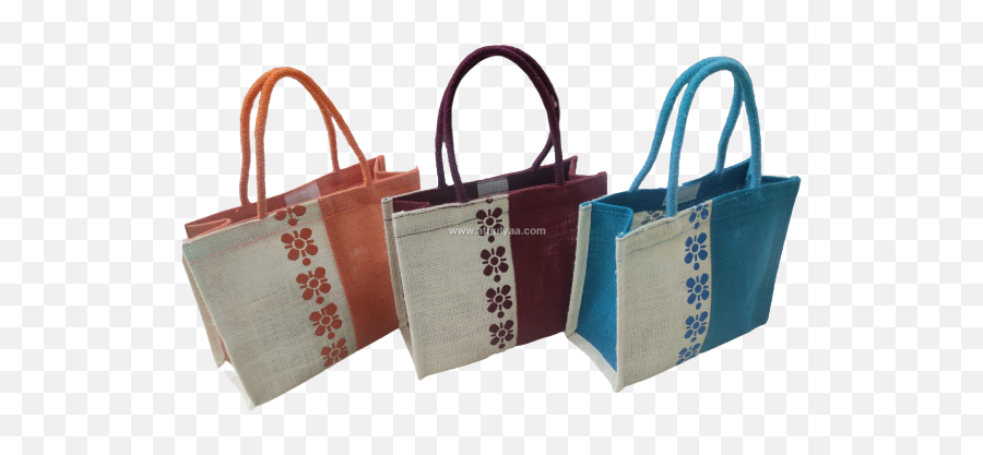 Jute Bags - Athulyaa Return Gifts Online Emoji,Shopping Cart Flower Emojis