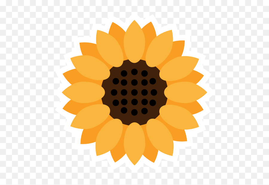 Full Sunflower Sticker Emoji,Little Sunflower Emojis