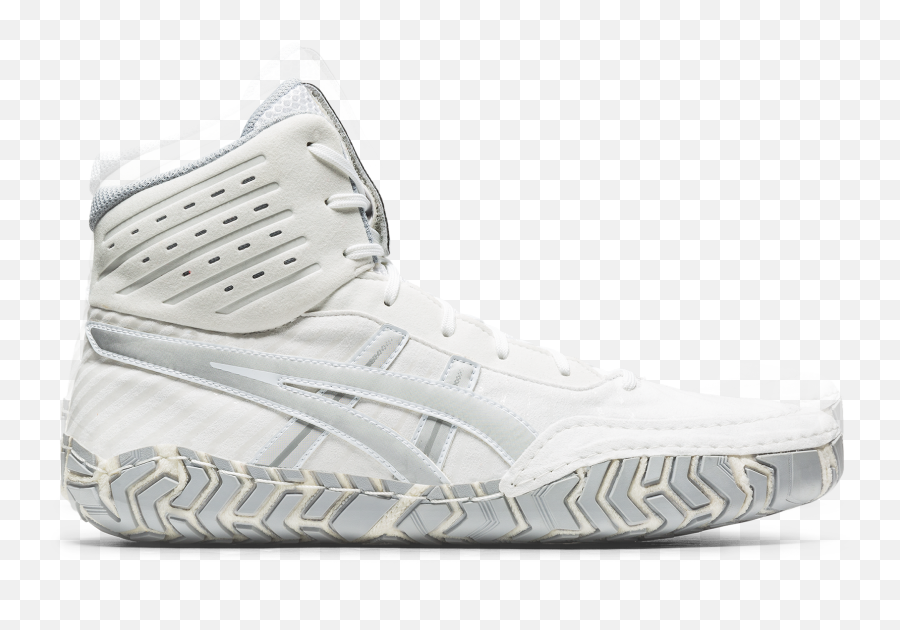 Asics Aggressor 4 Whitesilver Unisex Wrestling Shoe Emoji,Wrestle Emoji