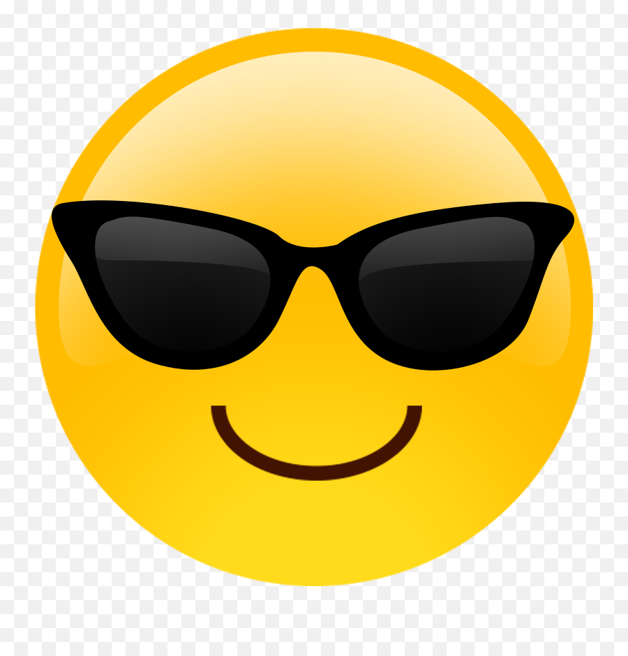 Sunglasses Emoji Cutouts - Cool Emoji,Pleading Emoji