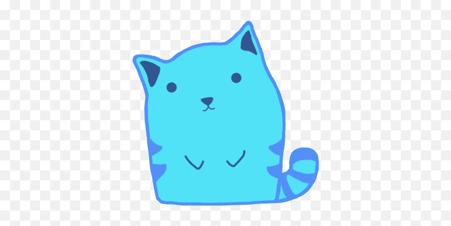 Yumdyyumyum On Scratch - Transparent Blue Cat Emoji,Animated Cat Emoji