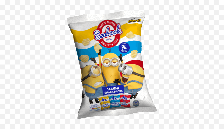 Minions Crinkle Cut Crisps By Seabrook - Soft Emoji,Hipchat Emoticons 4x