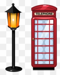 London Clipart Red Telephone Box - Clipart London Phone Booth Emoji,Phone Booth Emoji