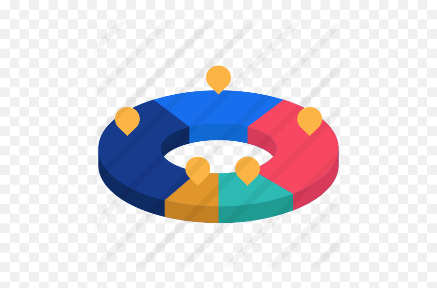 Pie Chart - Free Business And Finance Icons Swim Ring Emoji,Free Emotions Chart