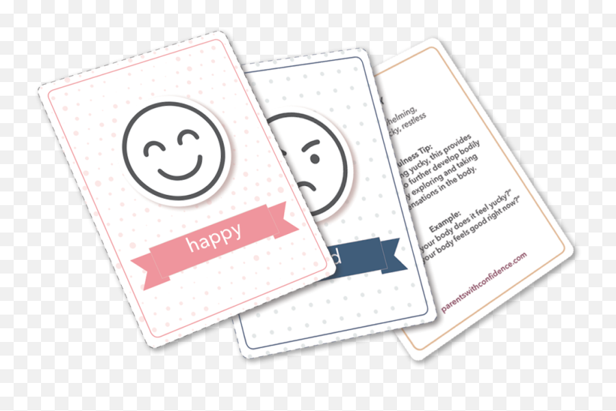 Card Bundle Sample - Dot Emoji,Feels Emoticon