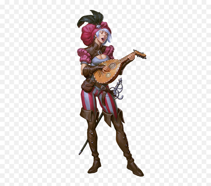 Troubadour - Npcs Archives Of Nethys Pathfinder 2nd Fantasy Character Female Bard Emoji,Pathfinder Ghost Rider Emotion