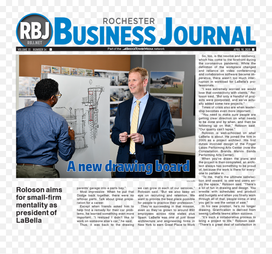 Labella President Jeff Roloson Featured In The Rochester - Suit Separate Emoji,President & Ceo Emoticon