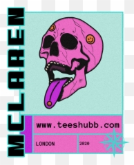 Products U2013 Mclaren Teehub - Skull Sticking Tongue Emoji,Japanese Emoticon Snake