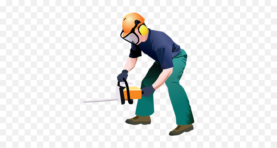 Being A Software Engineer - Man Cutting Trees Png Emoji,Chainsaw Apple Emojis