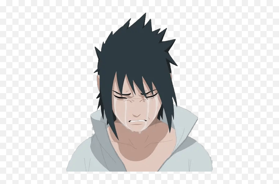 Memes Naruto - Sasuke Crying Emoji,Anime Meme Emoji