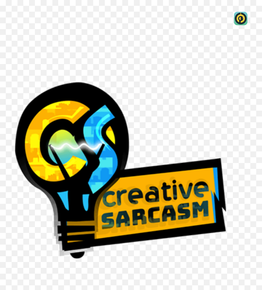 Creative Sarcasm Logo Sticker By Youssef M Azmy - Creative Sarcasm Logo Emoji,Emoji For Sarcasm
