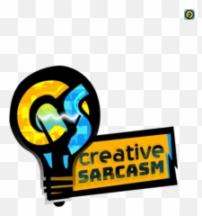 Creative Sarcasm Logo Sticker By Youssef M Azmy - Creative Sarcasm Logo Emoji,Emoji For Sarcasm