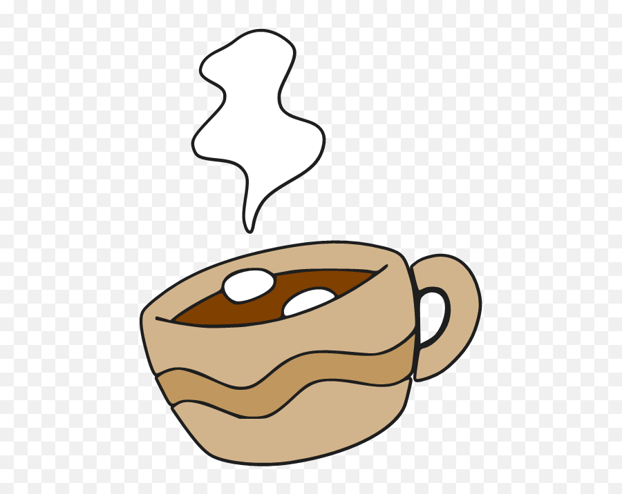 Clip Art Hot Chocolate - Cartoon Hot Chocolate Transparent Background Emoji,Pinterest Hot Choc Emojis