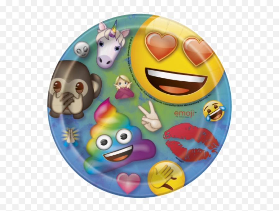 Goûter Du0027anniversaire Emoji - Platos De Emojis,Mariage Emoji