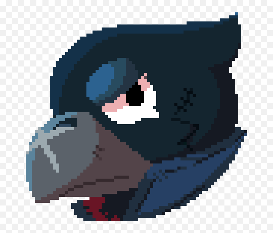 Pixel Art Gallery - Brawlers Crow Brawl Stars Pixel Art Emoji,Cr Ow Emoticon