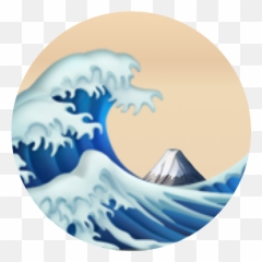 Dappcom - Ola Emoji De Iphone,Wave Iphone Emoji Hi Res Png