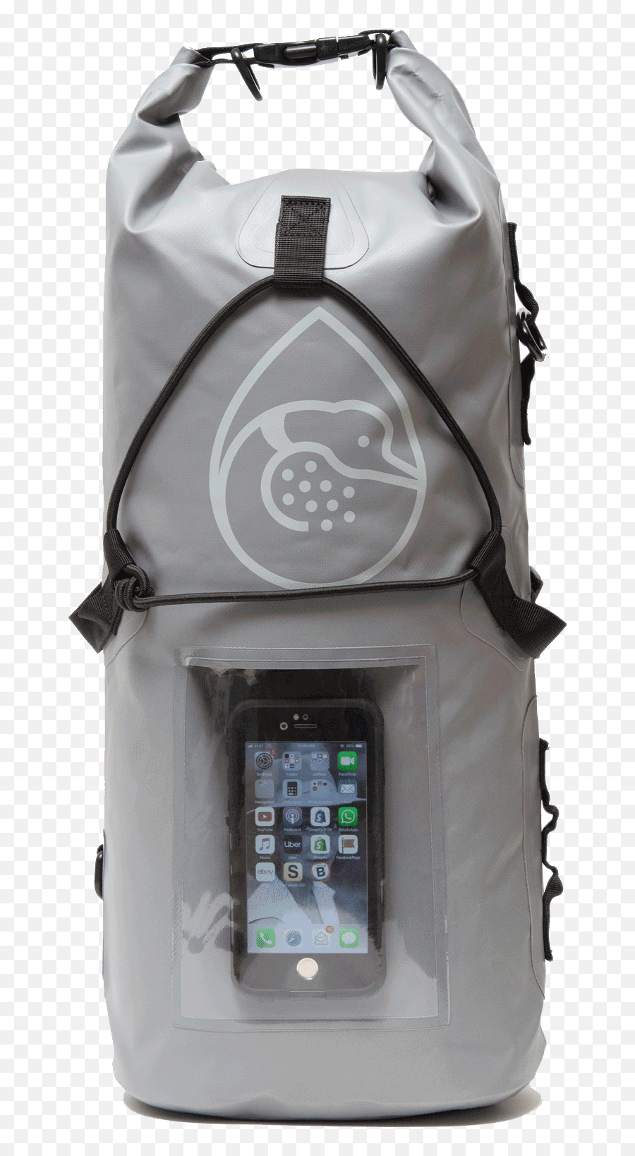 Loon Dark Grey 15 Ltr - Smartphone Emoji,Emotion Dry Bag