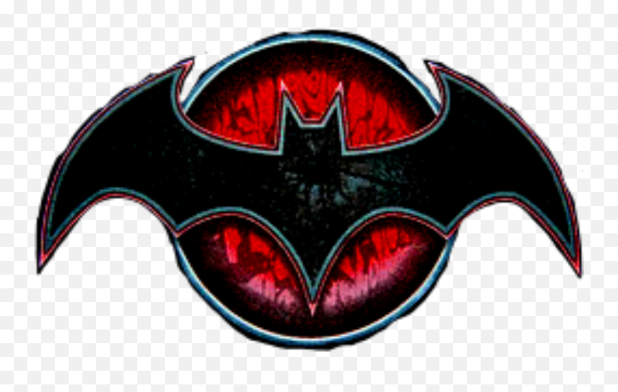 Flashpoint Batman Logo Sticker - Fictional Character Emoji,Batman Symbol Emoji