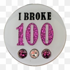 Bonjoc I Broke 100 Crystal Ball Marker Emoji,Emojis Pink Heart Broke