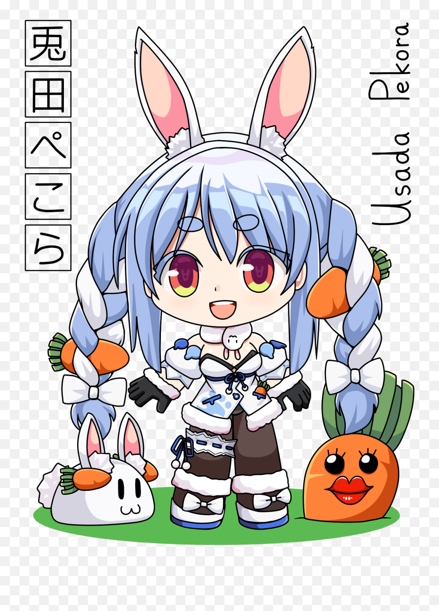 Chibi Usada Pekora Hololive 3rd Generation 22st Post On Emoji,Peko Emoji