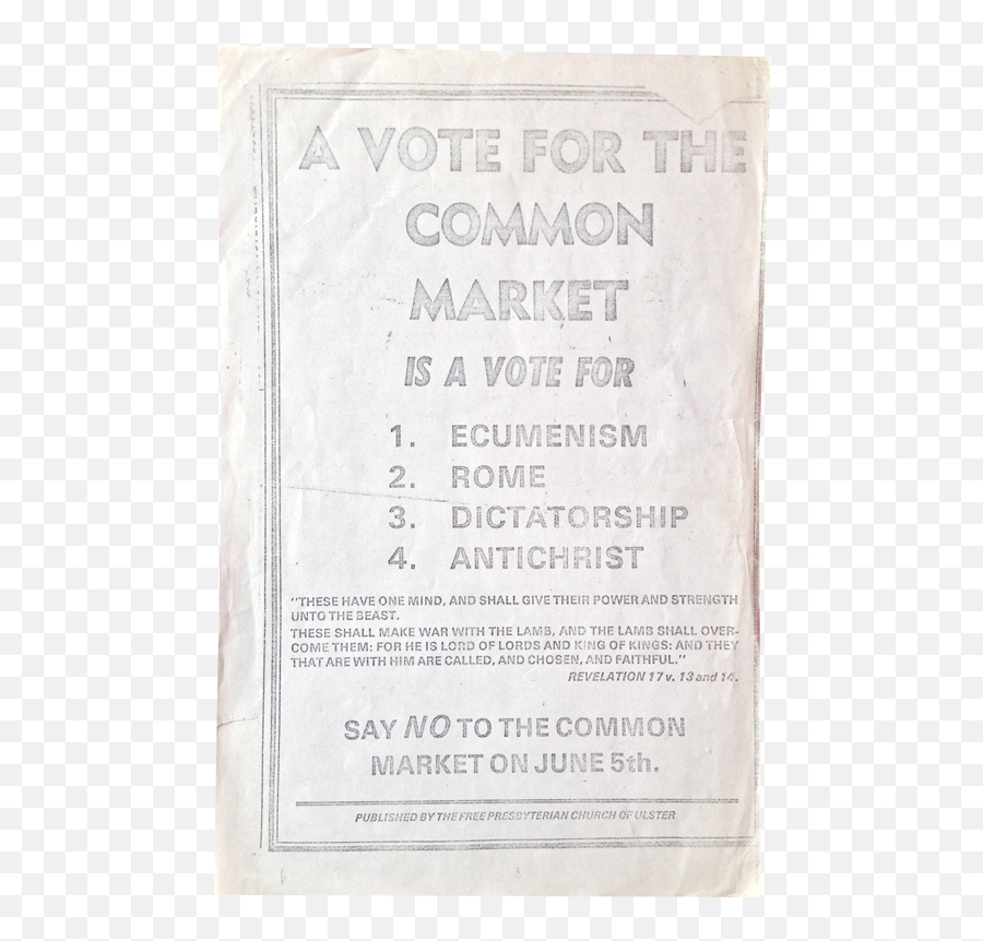 Ephemera From The 1975 European Referendum - Flashbak Emoji,School Leadership + Neutralism + Emotion