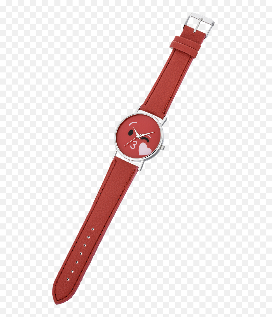 Emoji Uhr Rot - Herz Kinder Eichmüller Uhren,Emoji Swatch Watch