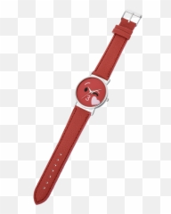 Emoji Uhr Rot - Herz Kinder Eichmüller Uhren,Emoji Swatch Watch
