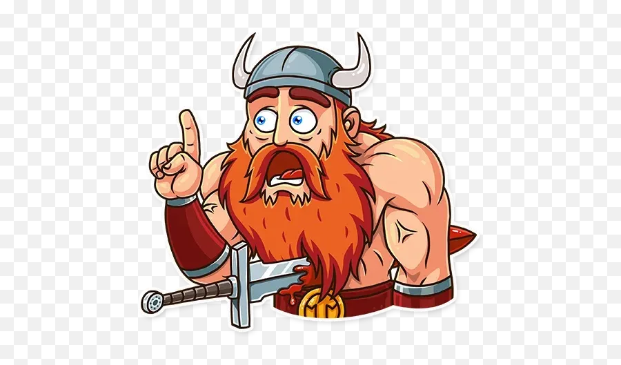 Viking Sticker Pack - Stickers Cloud Emoji,Vikings Emoji