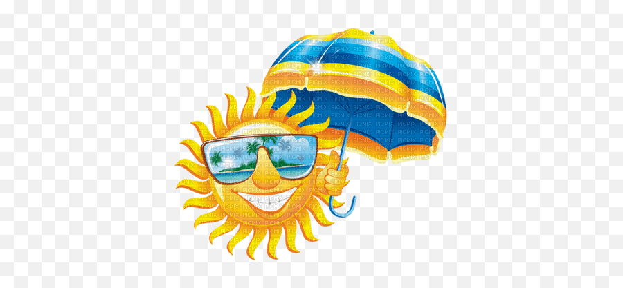 Sonne Sonne Schirm - Picmix Emoji,Semmer Emoji