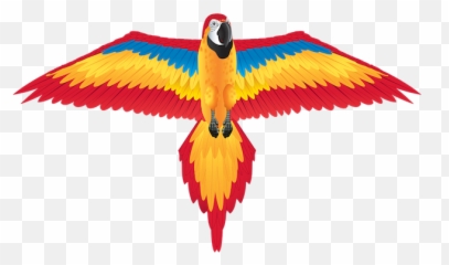 Nylon 2d Kite - Red Macaw Emoji,Mac Emoji Kite