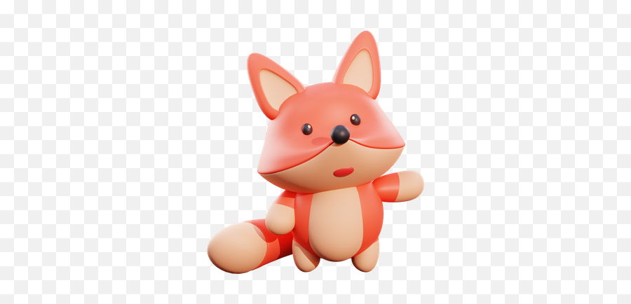 Fox Cute Animal 3d Illustrations Designs Images Vectors Emoji,Fox Emoticon