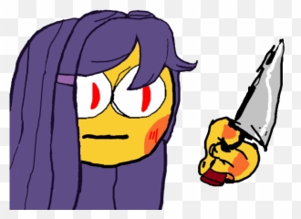 Knife Yuri Emoji - Fictional Character,Ddlc Discord Emojis
