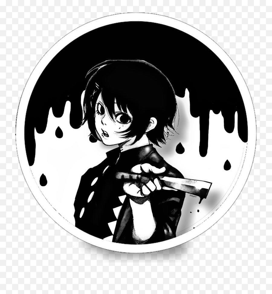 White Black Juuzousuzuya Sticker By Gravy - Tokyo Ghoul Manga Transparent Emoji,Gravy Emoji