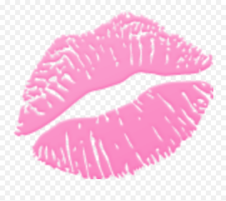 Mouth Lip Kiss Pink Pinklip Pinkkiss - Kussmund Emoji Whatsapp,Lip Mark Emoji