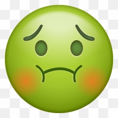 Big Smile Emoji Png Black And White No - Sick Emoji Transparent,Knights Emoji