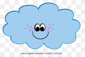 Kit 18 Moldes E Cliparts De Nuvem Grátis Para Baixar - Nuvem Nuvem Clipart Emoji,Emoticons Da Lua