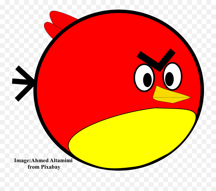 Angry Bird Cartoon - Free Image On Pixabay Angry Birds Activity Emoji,Bird Emoticon