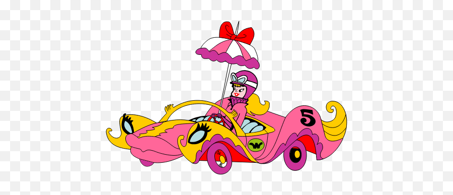 Penelope Pitstop - Wacky Races Penelope Emoji,Number Ten And Umbrella Emoji