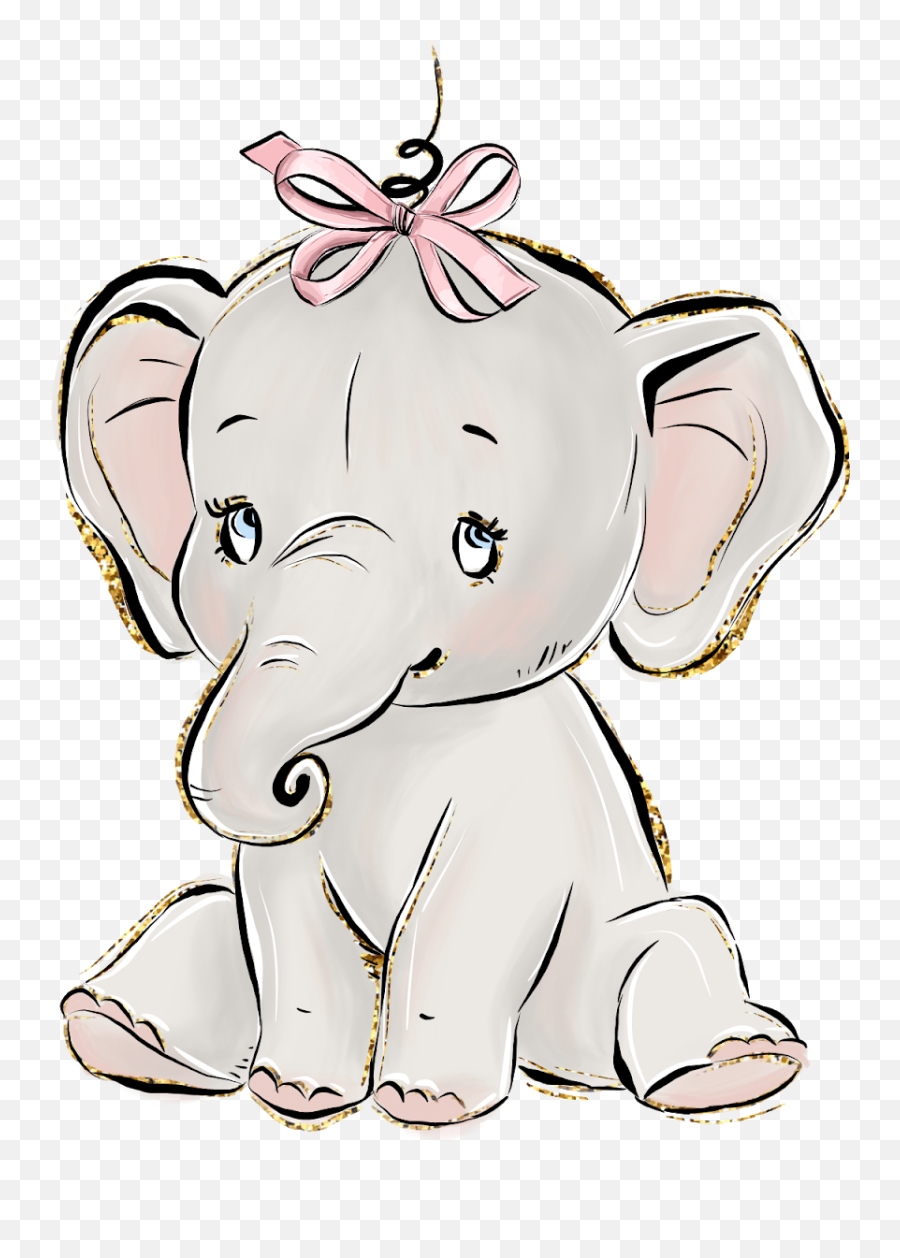 Elephant Baby Elefante Sticker By Eloisa Regina - Desenho Elefante Baby Png Emoji,Baby Elephant Emoji